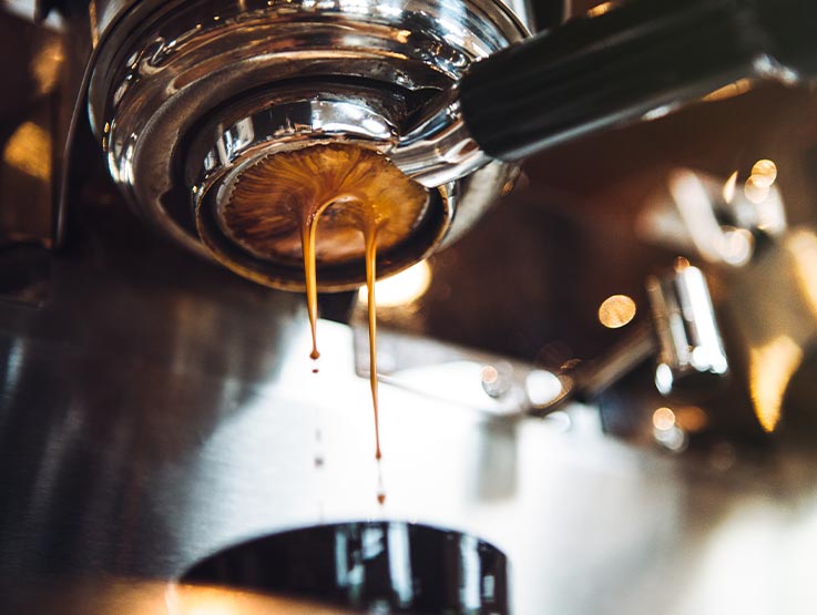 Kaffeemaschine Kaffeebohnen