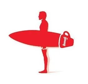 Buondi Brand Wasser Surfing Logo