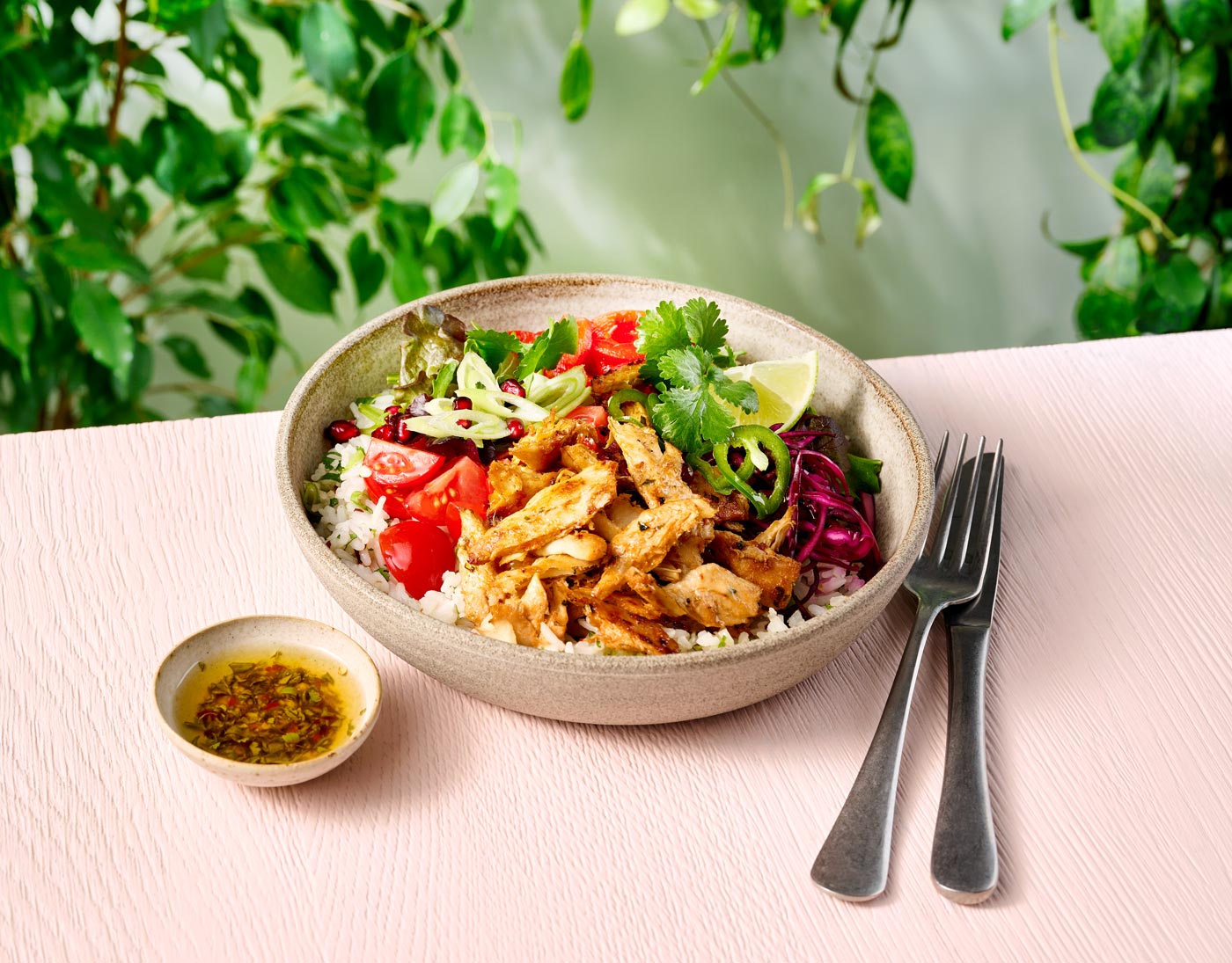 Mex style Poke Bowl mit Garden Gourmet Fillet Pieces