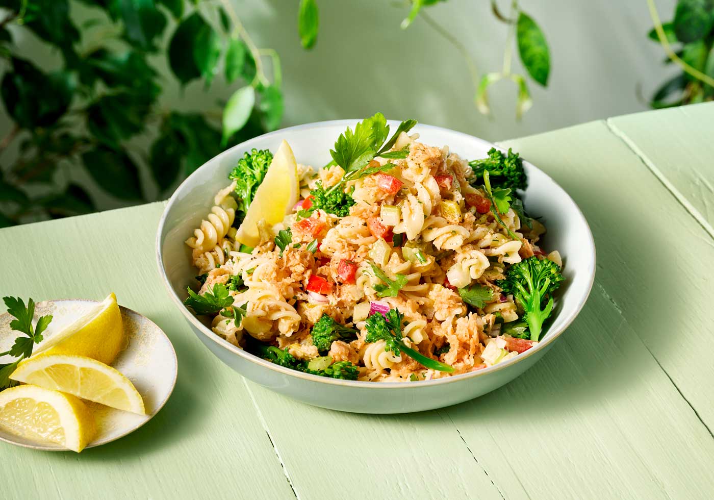 Pasta Salad mit Garden Gourmet Vuna
