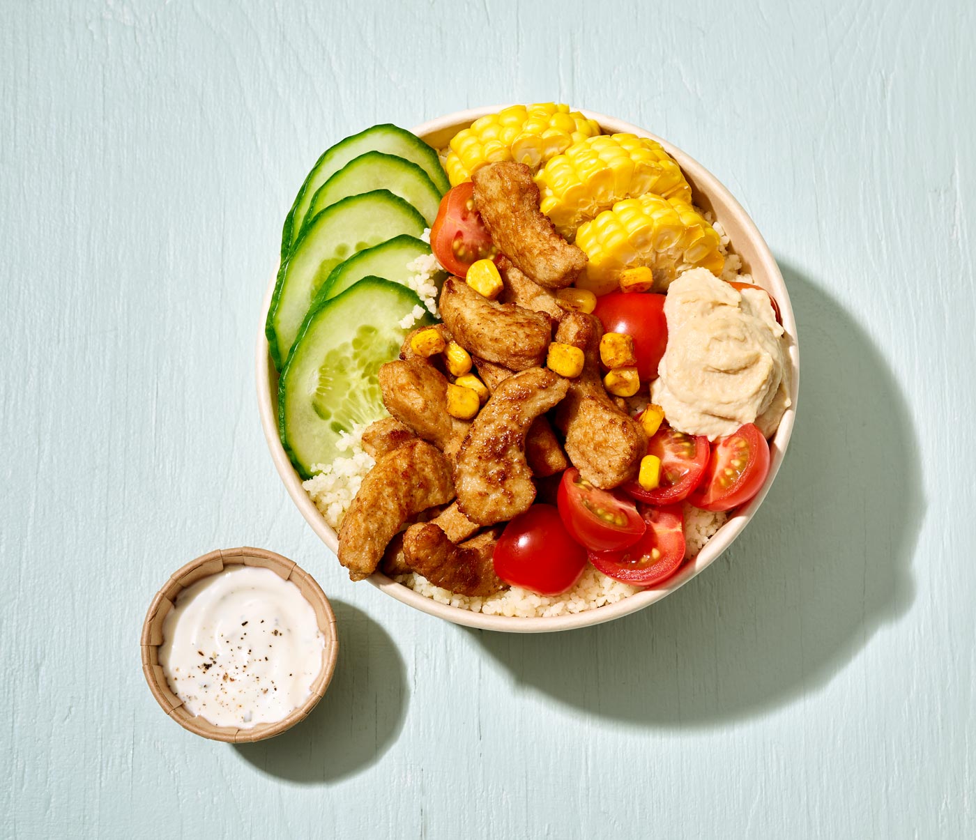 Veggie Love Poke Bowl mit Garden Gourmet Vegan Pieces
