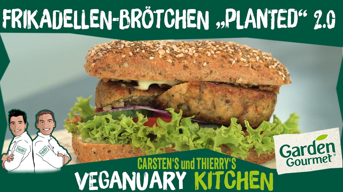 Frikadellen-Brötchen 2.0, garantiert vegan