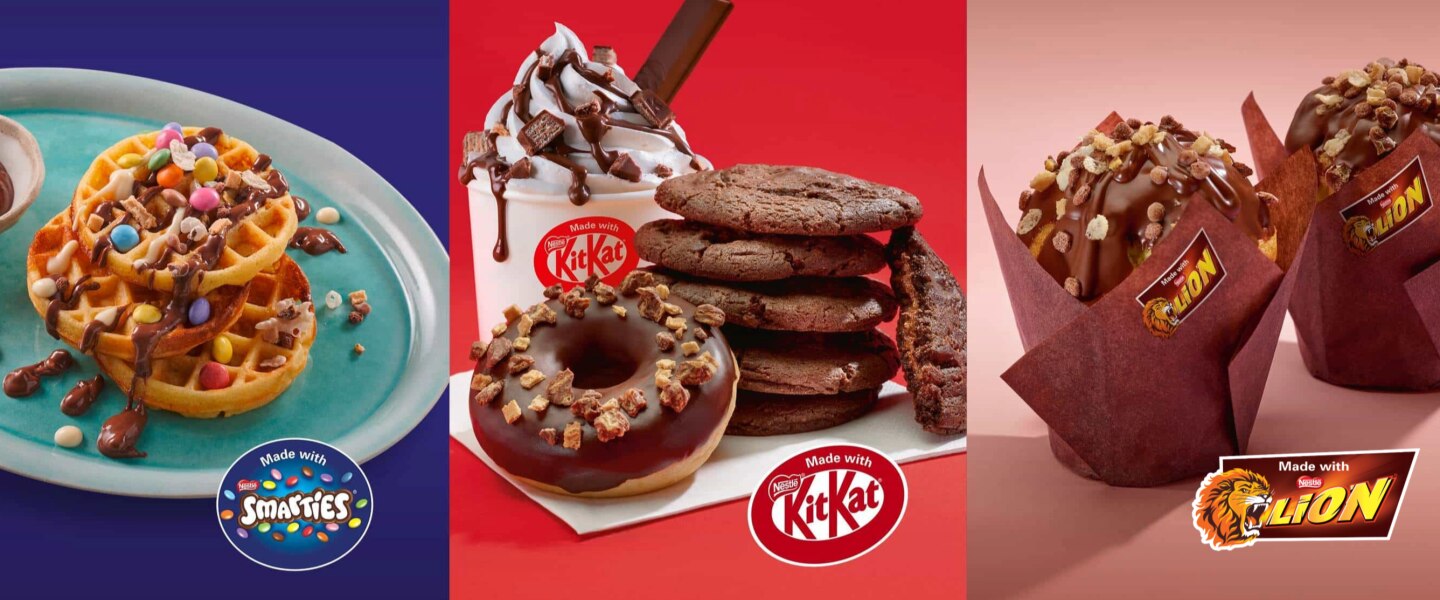 Confectionery Startseite Hero Logos