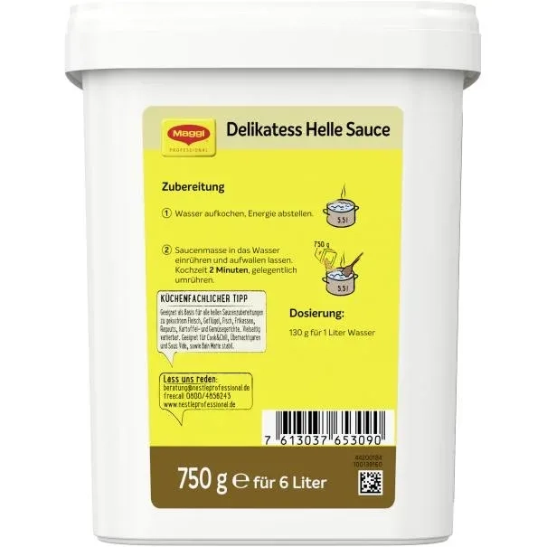 MAGGI Helle Sauce 750 g Verpackung