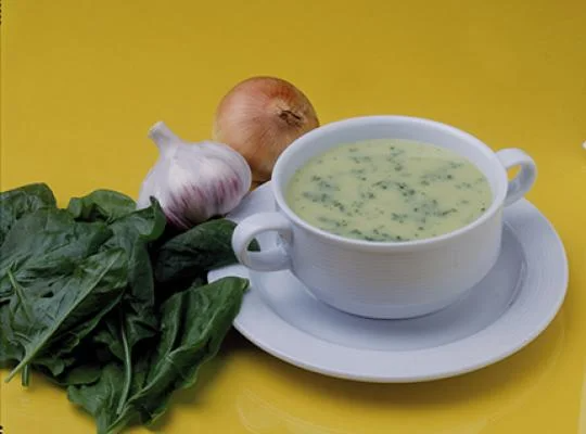 Frische Bärlauchcremesuppe