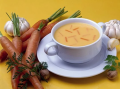 Karottensuppe mit Kokos und Curry